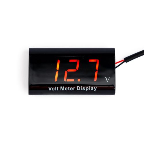 Voltage meter (voltmeter) with various display colors