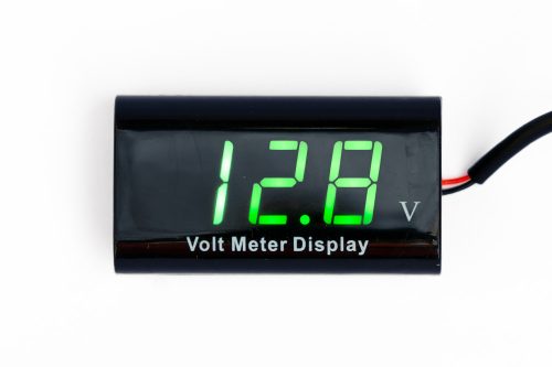  Voltage meter (voltmeter) with various display colors