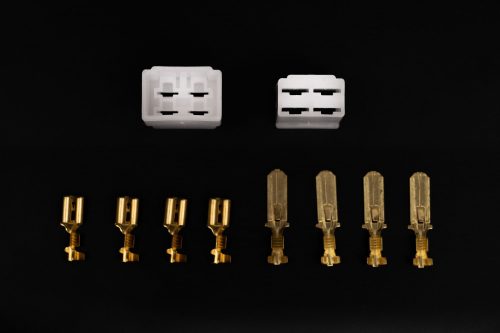 Connector and sliding contacts