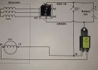 Set for voltage regulation of an electromagnetically excited motorcycle